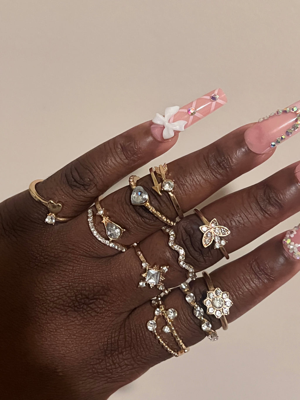 Champagne Glow Stack Set