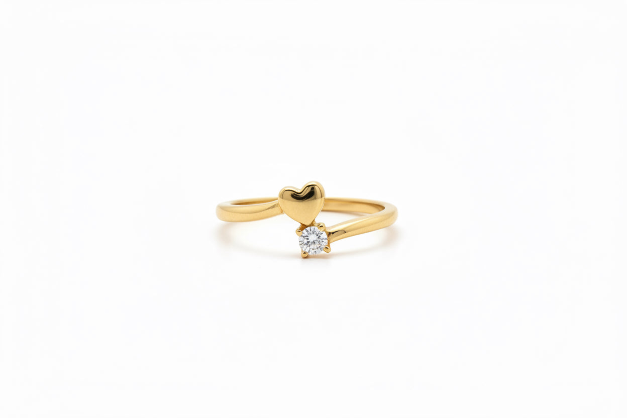 Champagne Glow Stack Rings