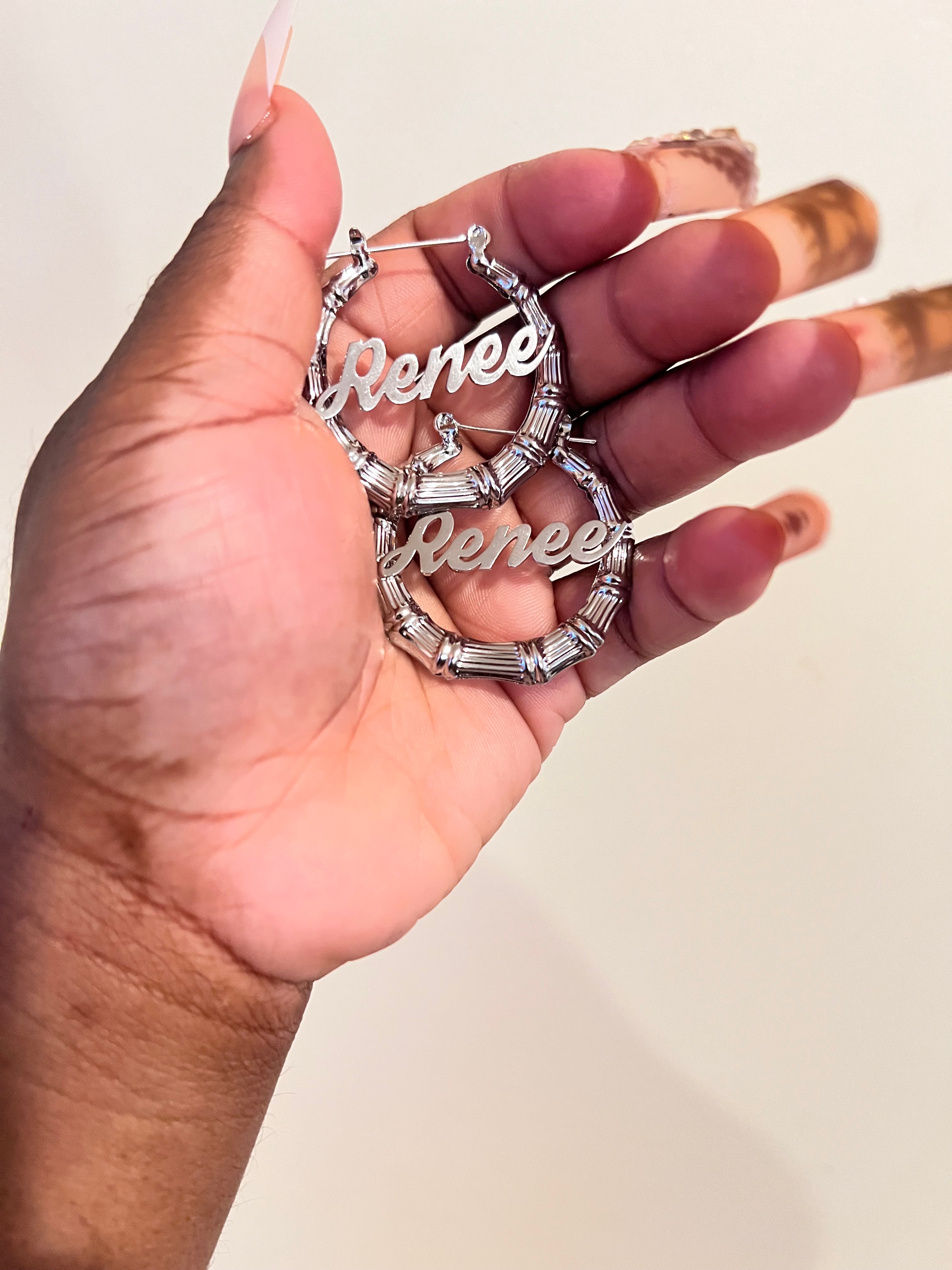 Custom Bamboo Earrings