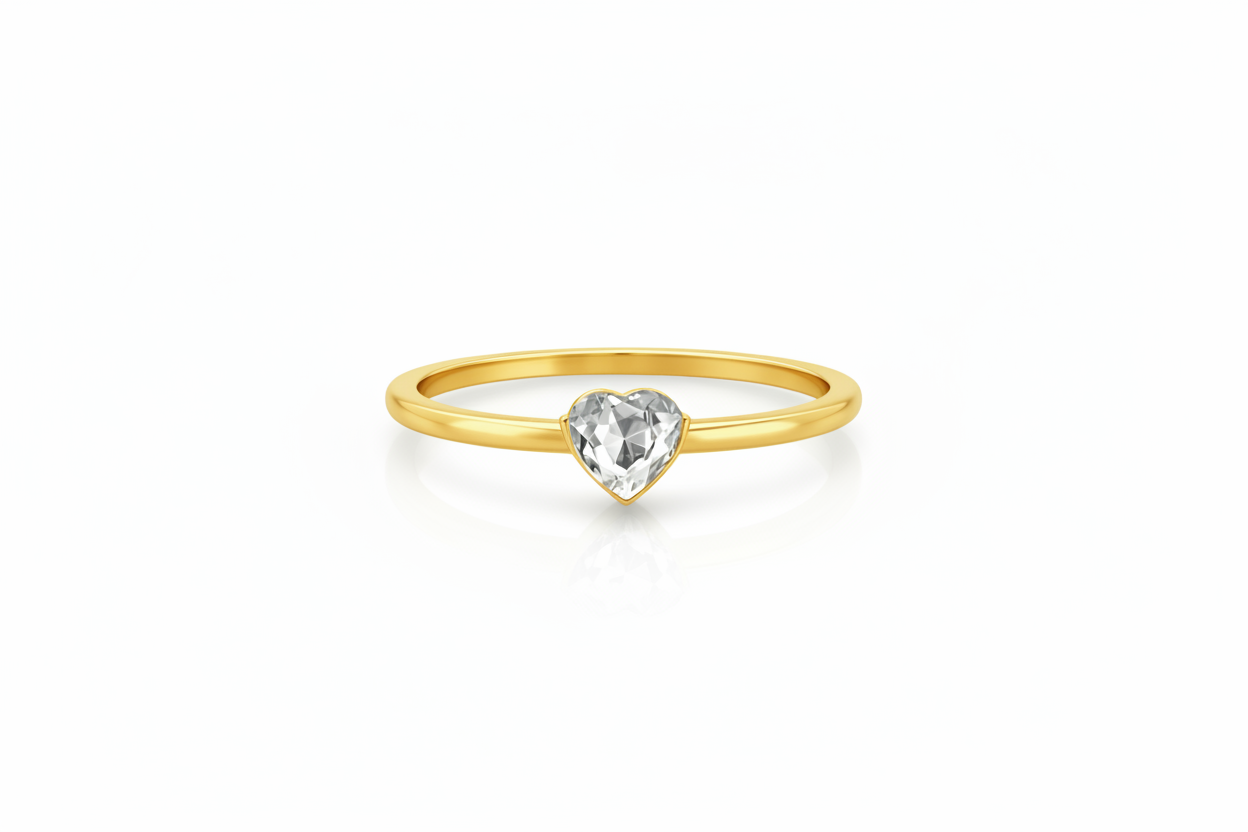 Champagne Glow Stack Rings