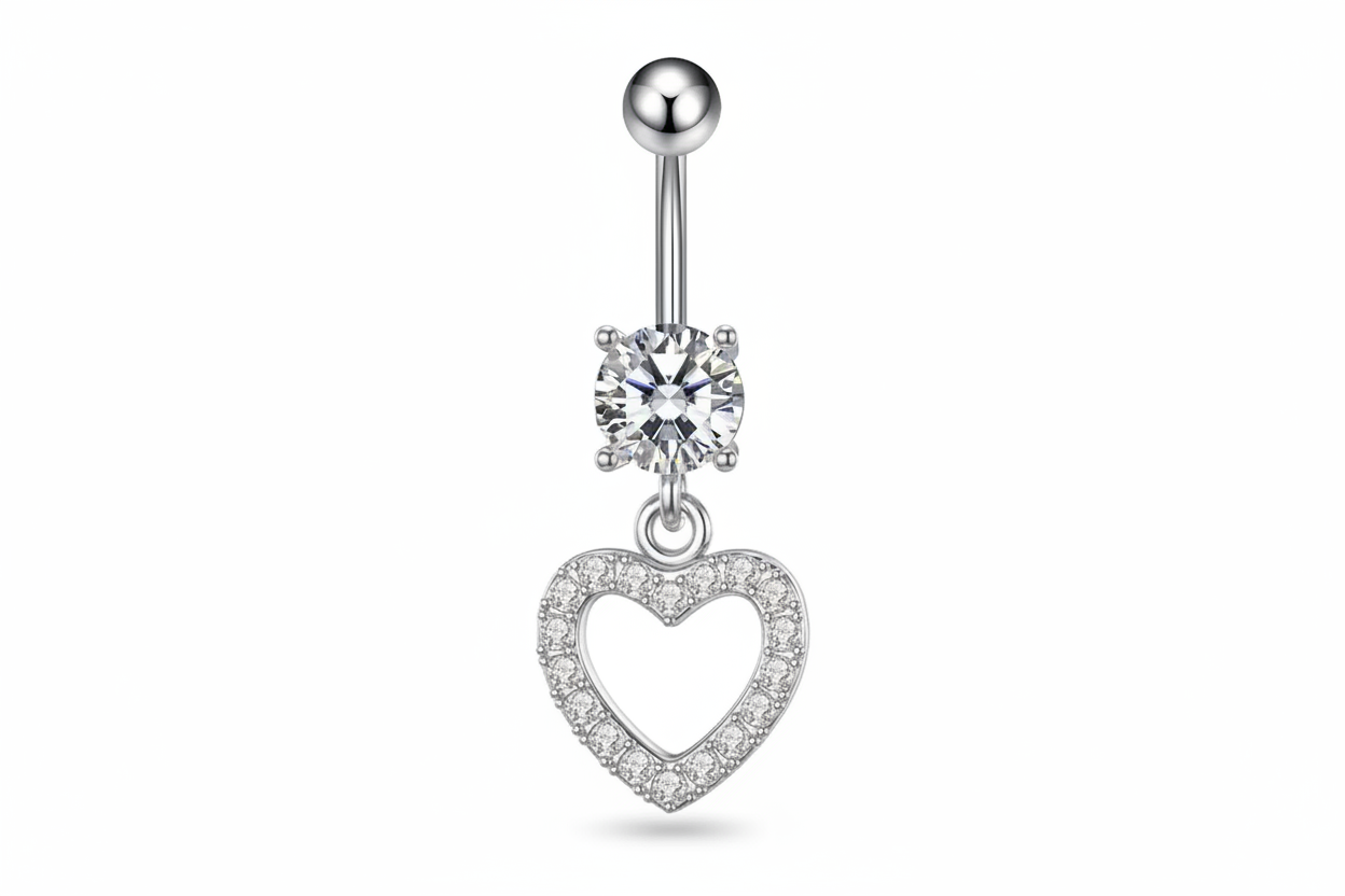 Open Heart Babe Belly Ring