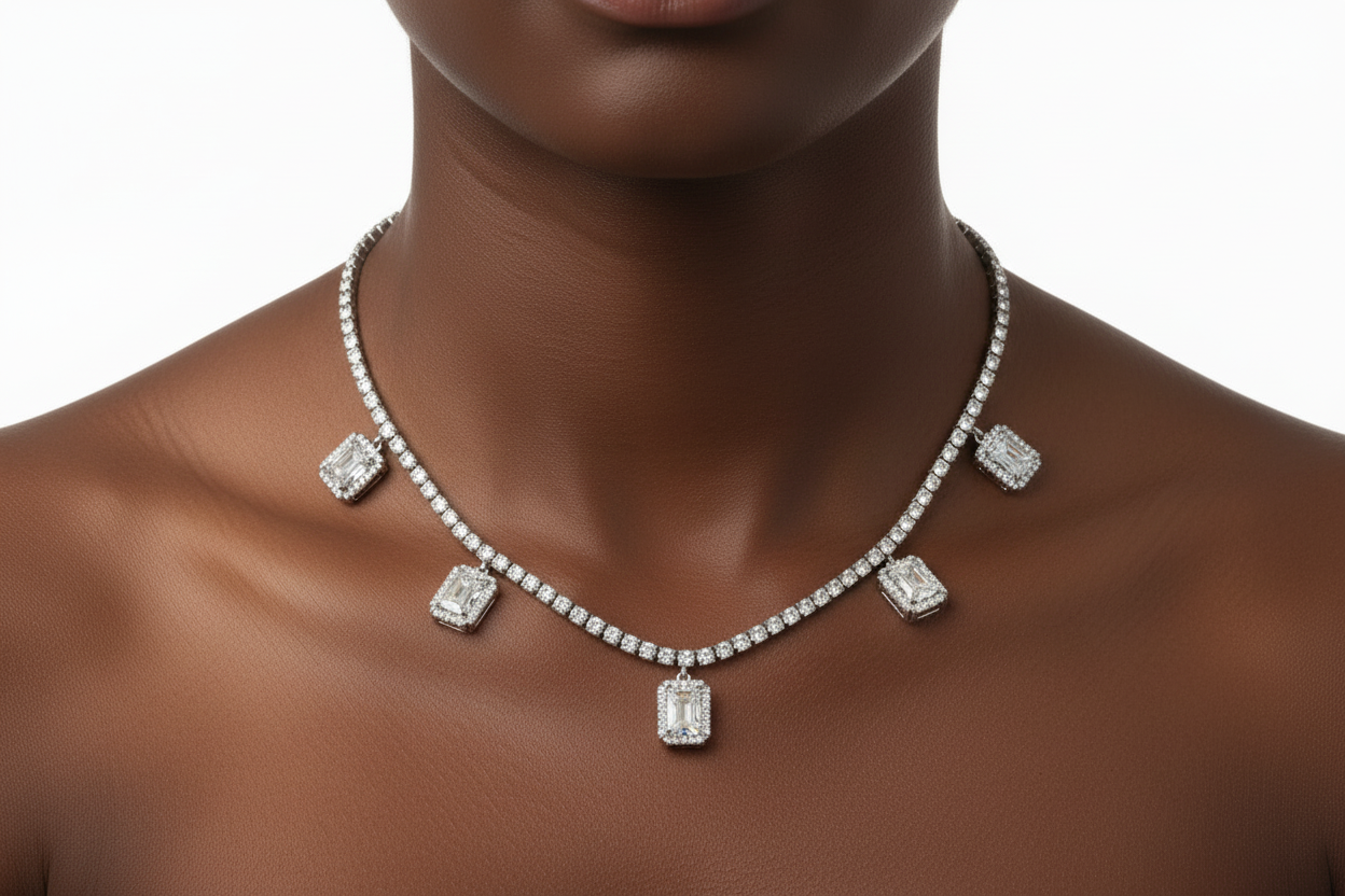 Diamond Drop Necklace
