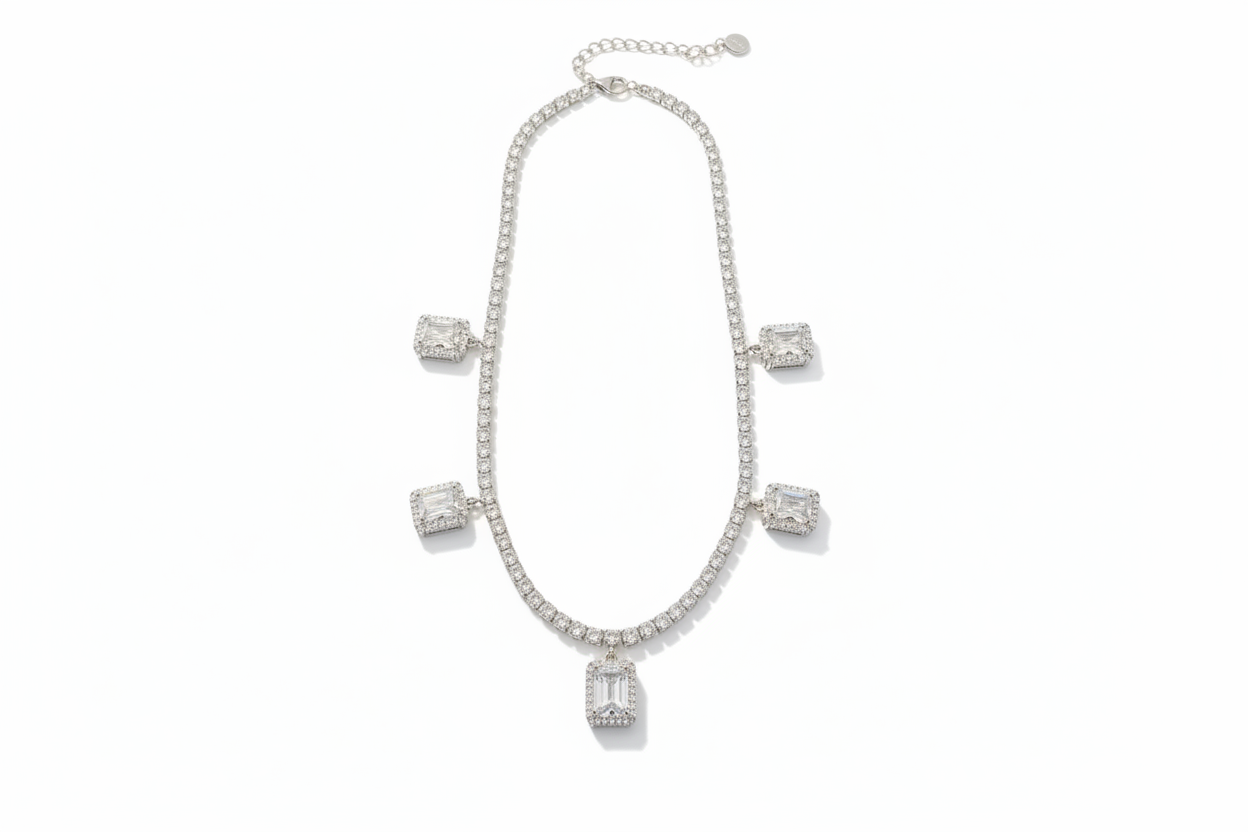 Diamond Drop Necklace