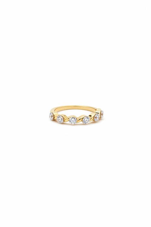 Champagne Glow Stack Rings