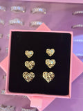 Heart Nugget Studs