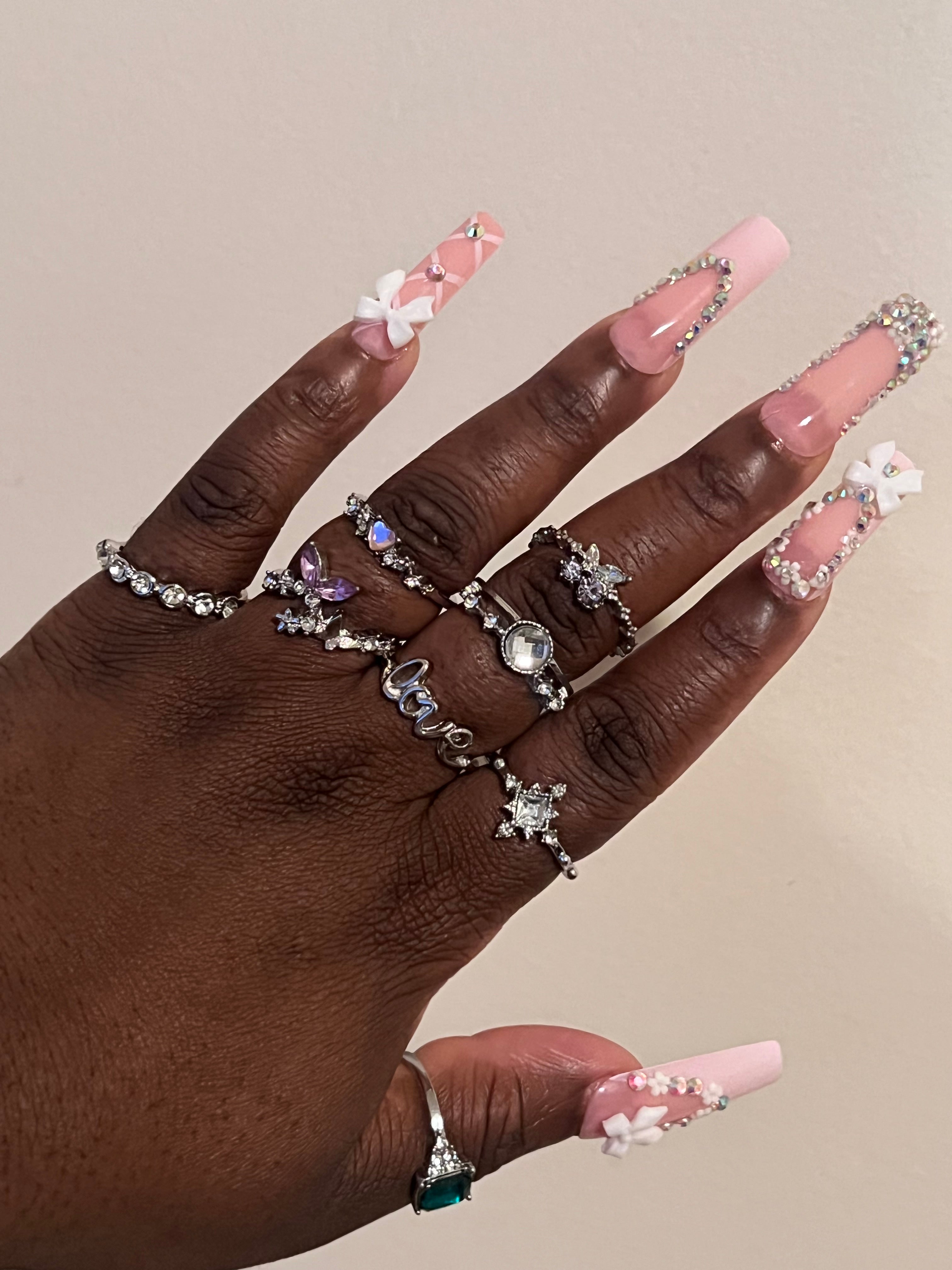 Celestial Love Stack Rings