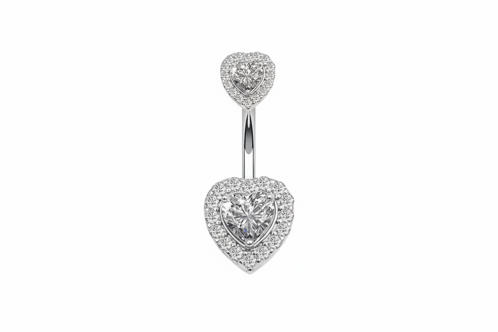 Halo Heart Princess Belly Ring