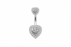 Halo Heart Princess Belly Ring