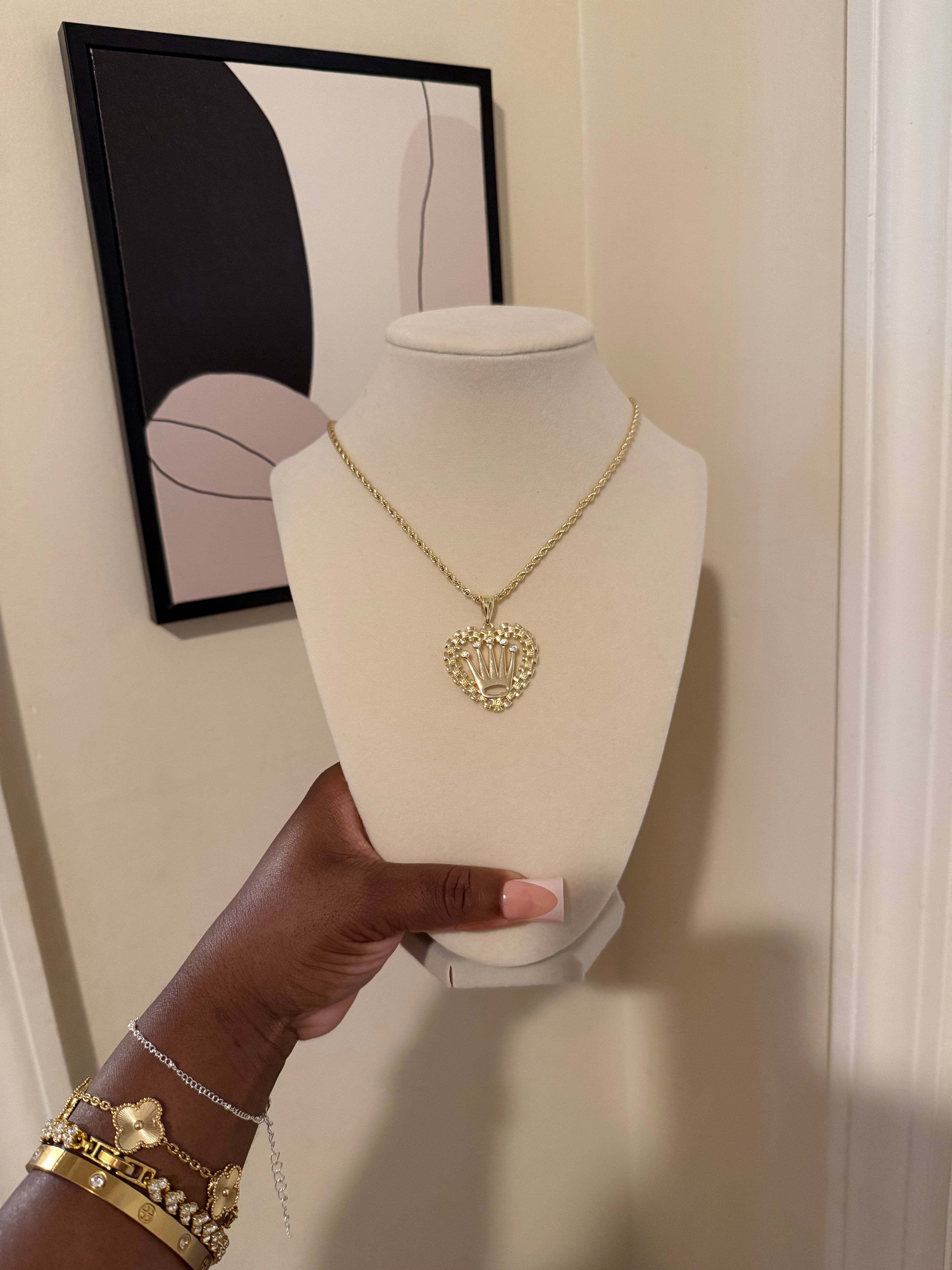 Crown Rolex Necklace