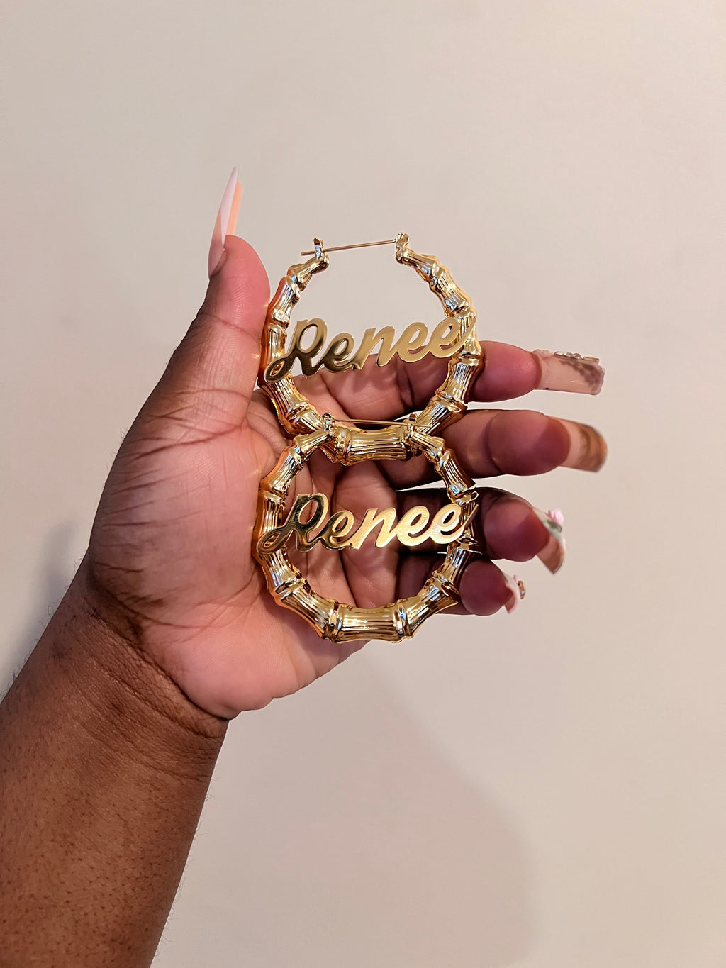 Custom Bamboo Earrings