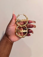 Custom Bamboo Earrings