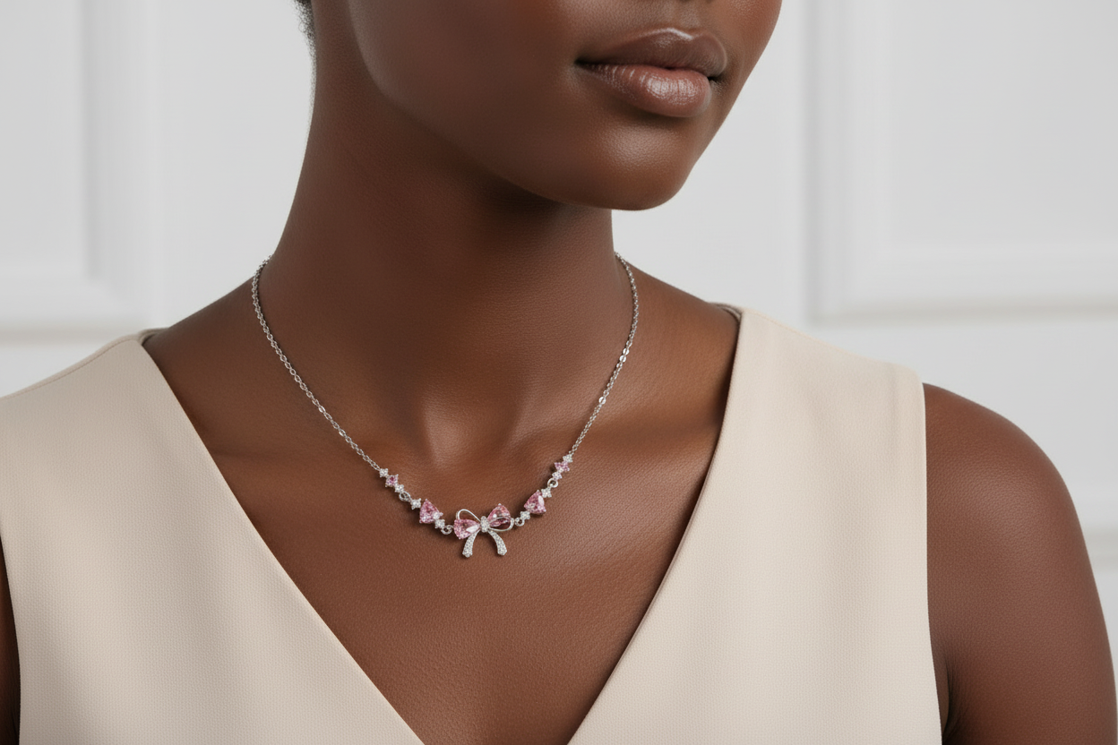 Sweetheart Bow Necklace