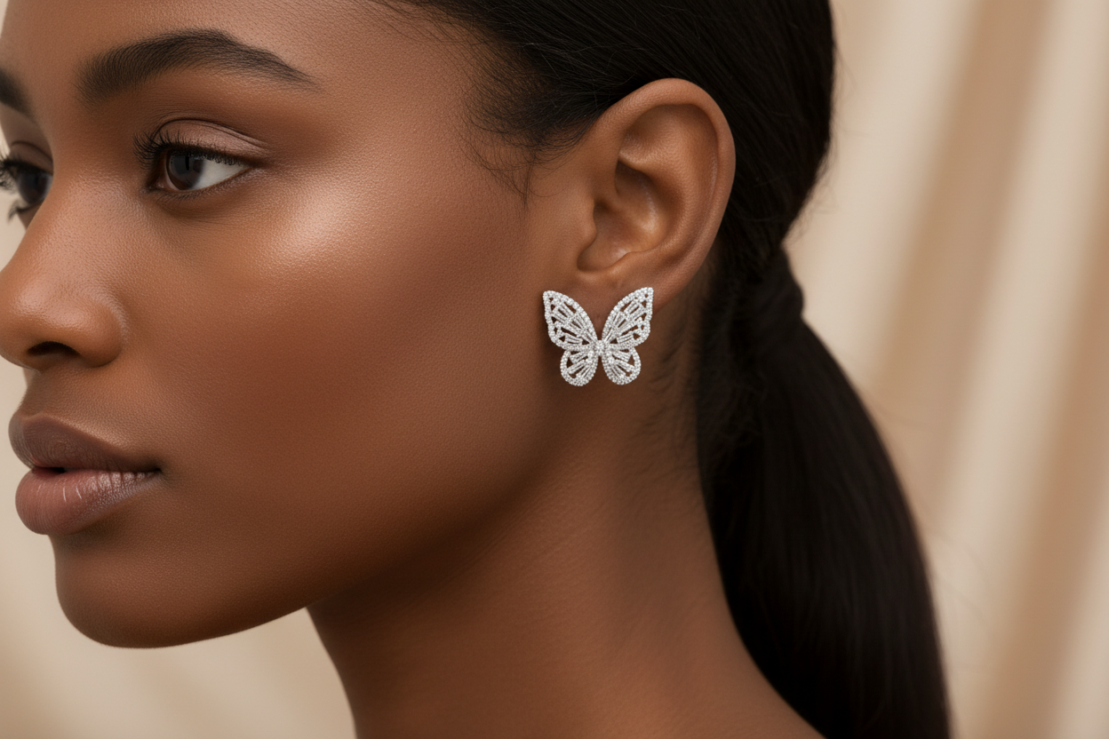 Fly Away Butterfly Earrings