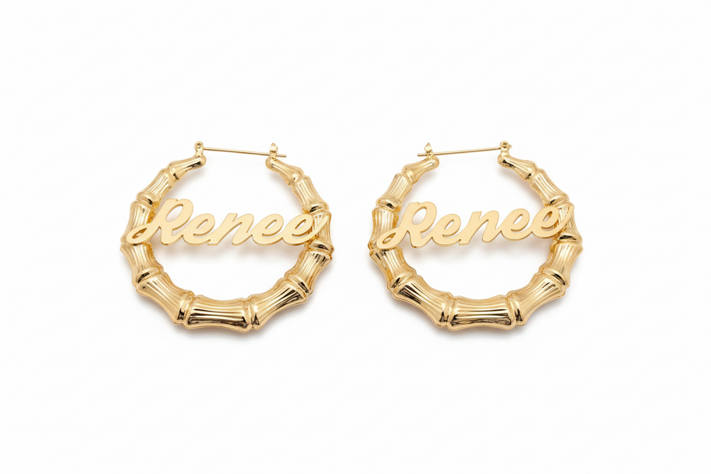 Custom Bamboo Earrings