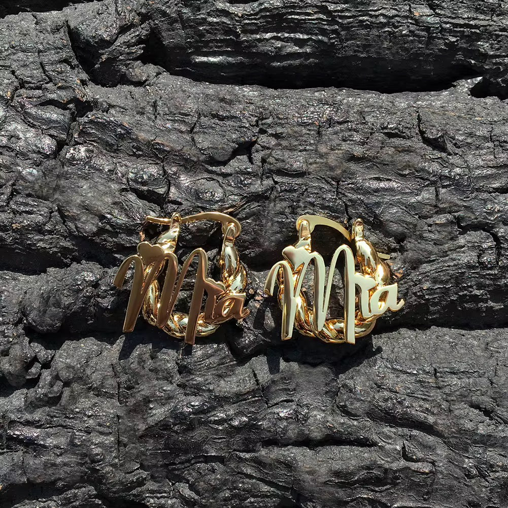 Custom Bamboo Earrings