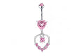 Sweet Love Drip Heart Belly Ring