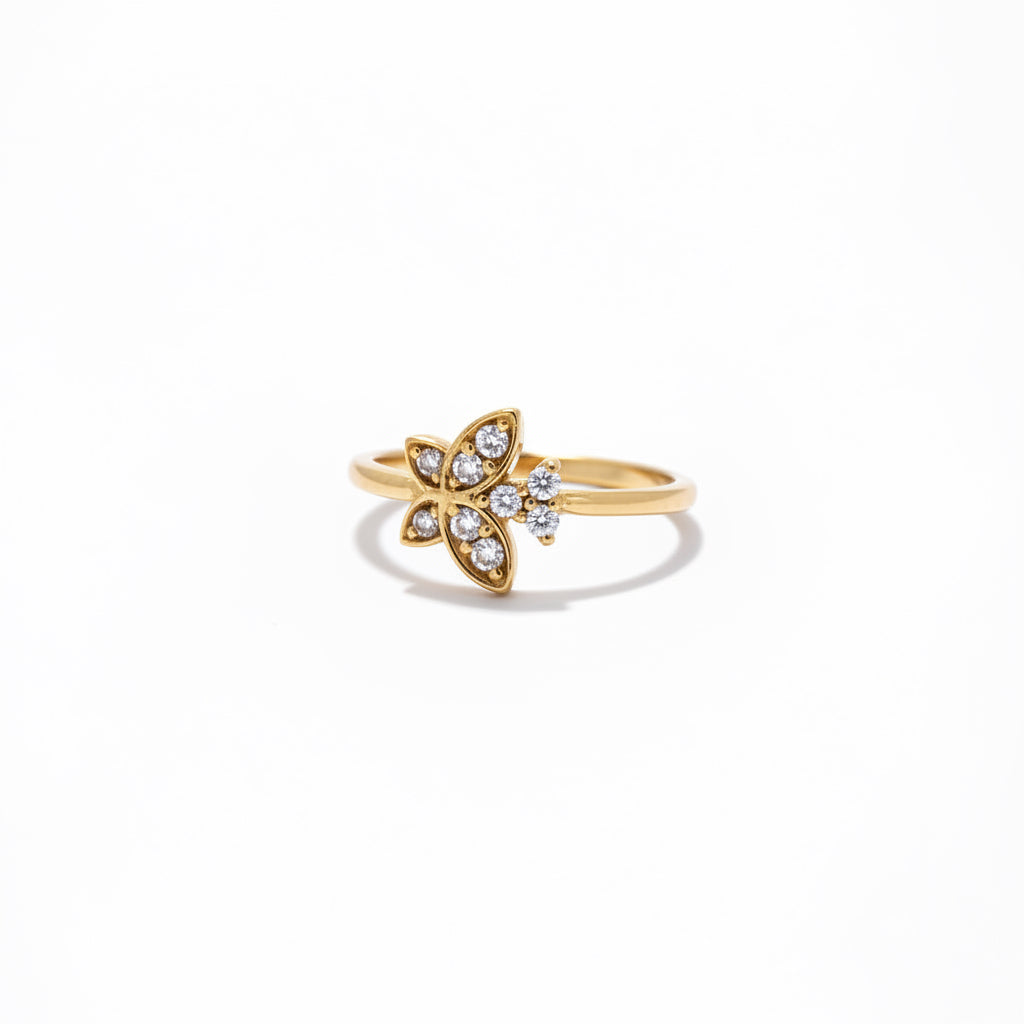 Champagne Glow Stack Rings