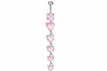 Mini Heart Drop Belly Ring