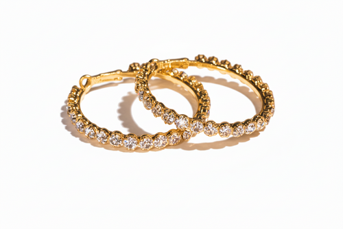 Crystal Hoops