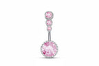 Pink Stardust Belly Ring