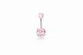 Baby Blush Crystal Belly Ring