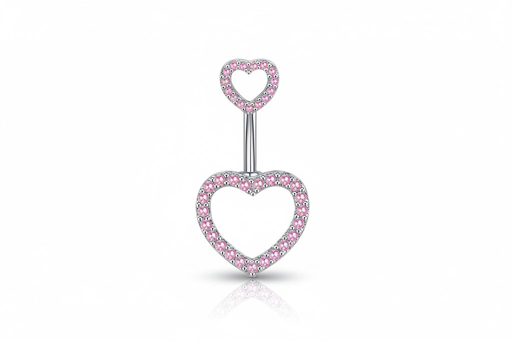 Heart Frame Belly Ring