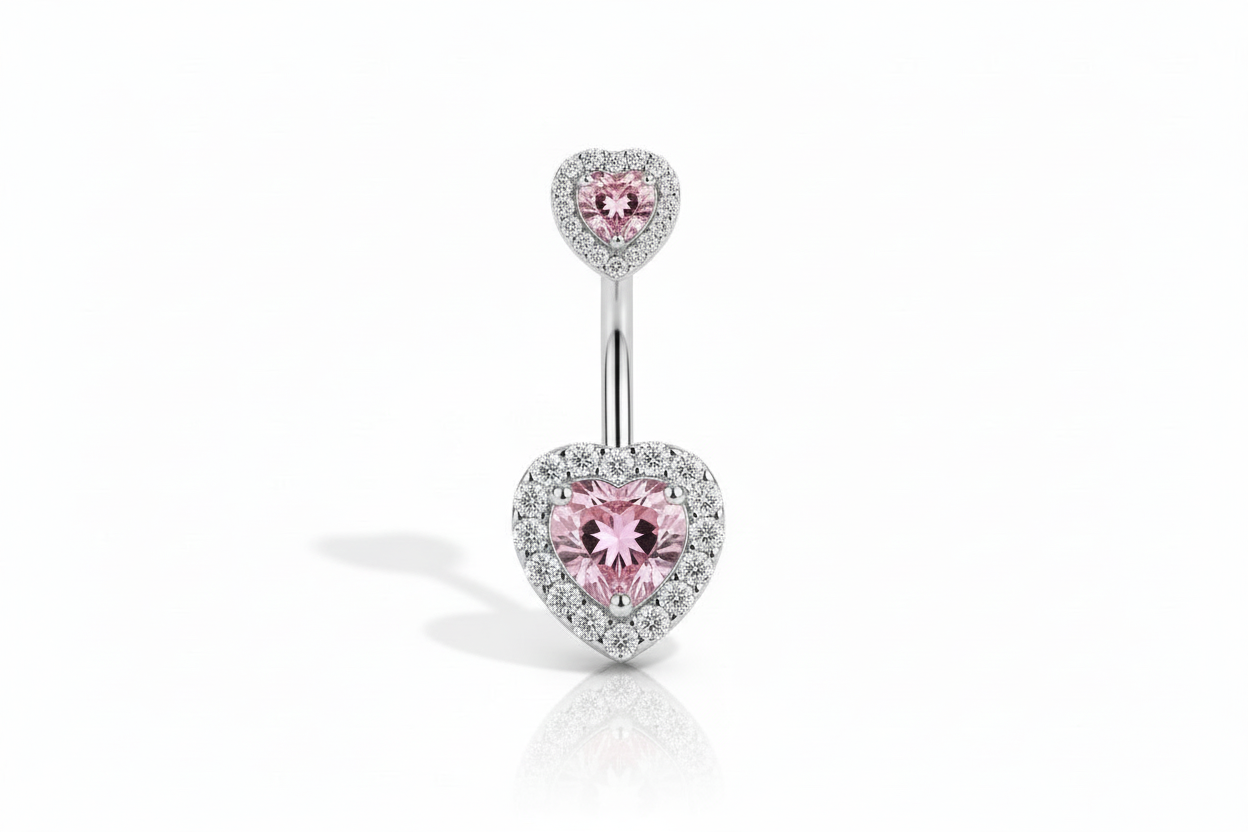 Halo Heart Princess Belly Ring