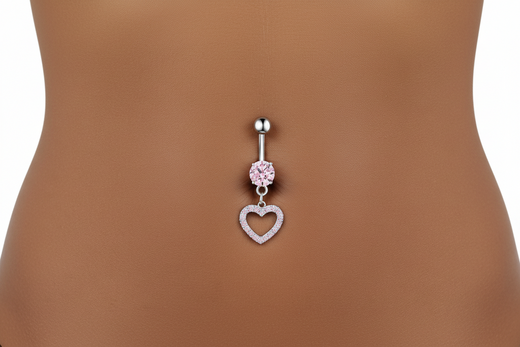 Open Heart Babe Belly Ring