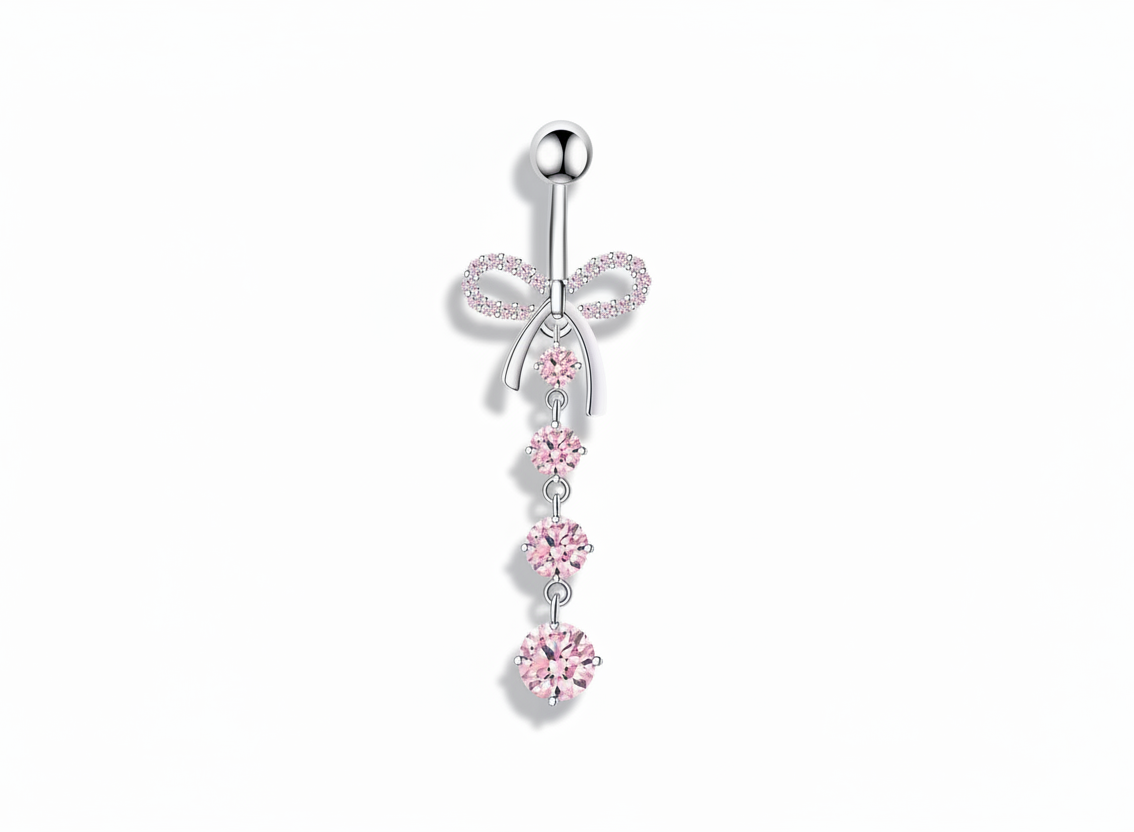 Bow Doll Drop Belly Ring
