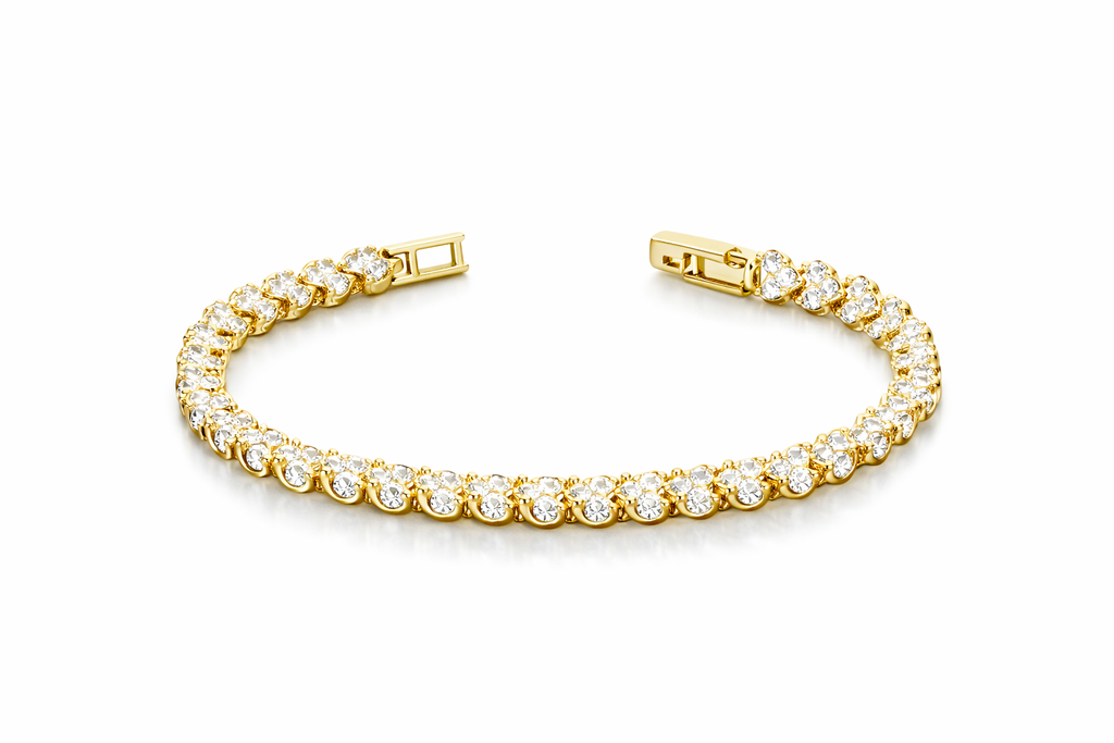 Golden Glow Heart Bracelet