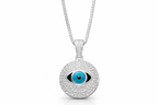 Evil Eye Luxe Disc Necklace