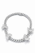 Two-Way Butterfly Cuban Necklace