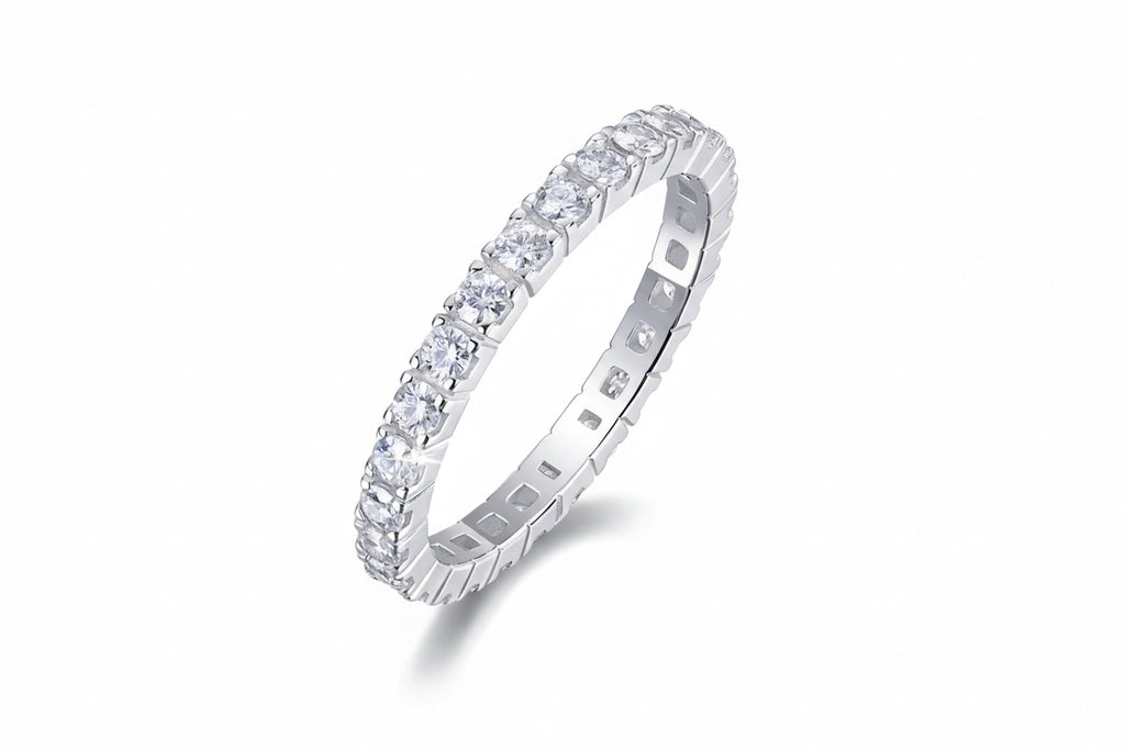 Stacked Princess Band Ring