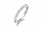 Stacked Princess Band Ring