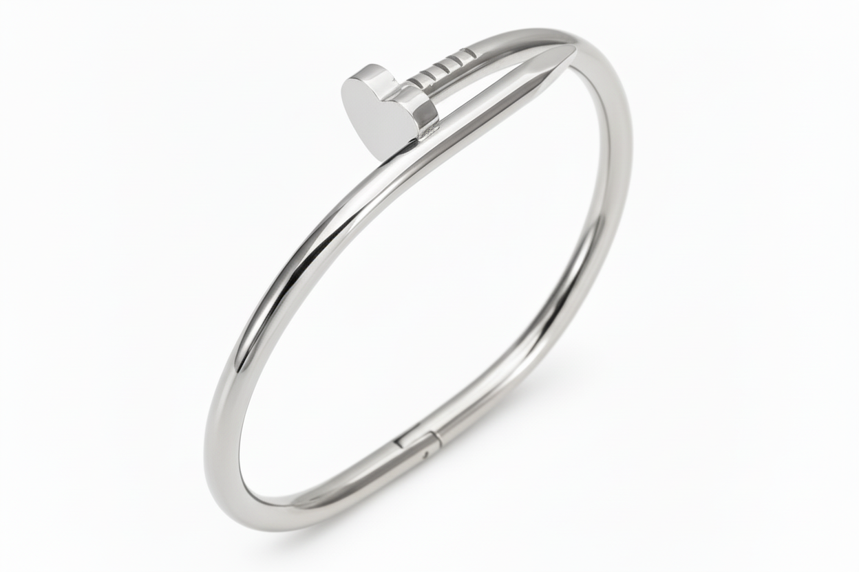 Heart Nail Cuff Bracelet