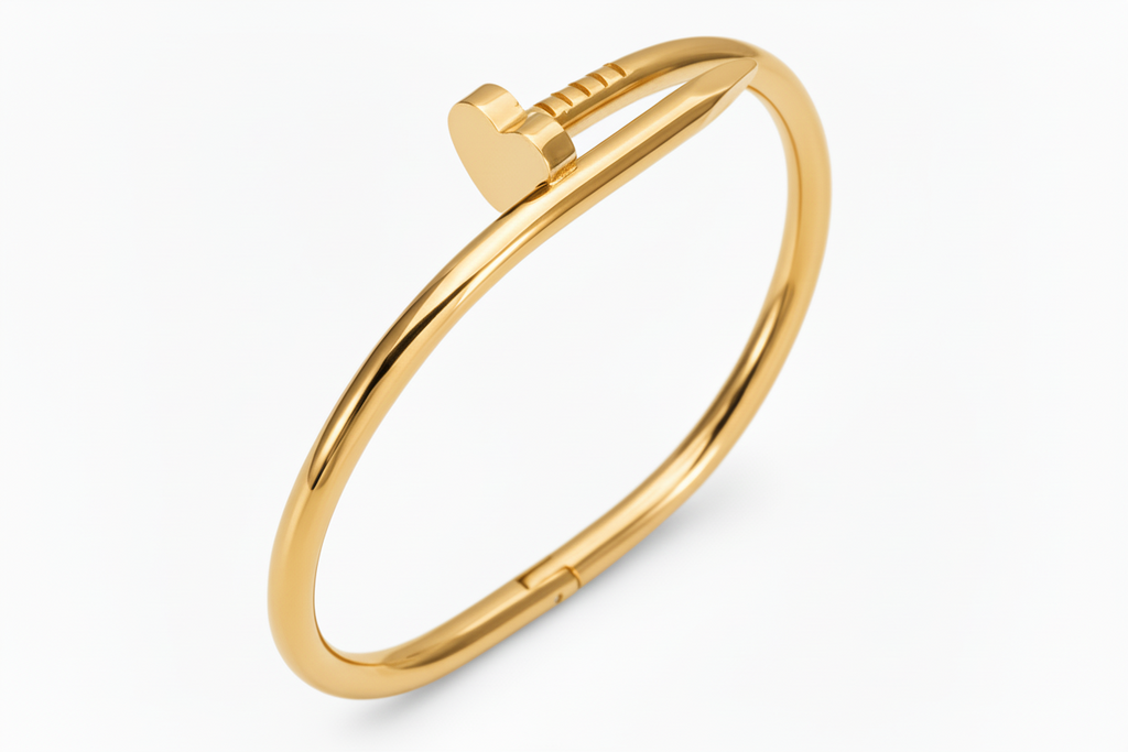 Heart Nail Cuff Bracelet