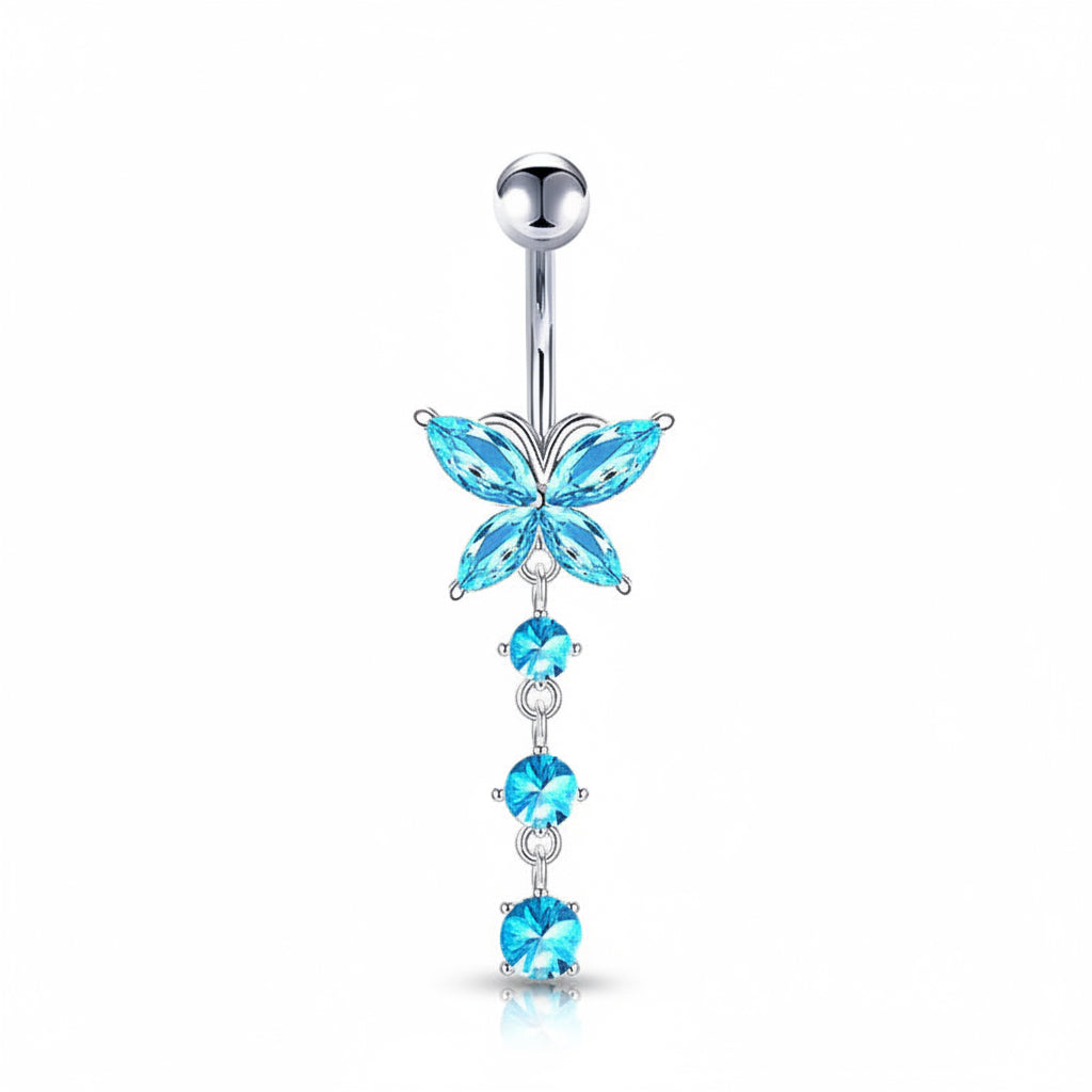 Butterfly Drop Babe Belly Ring